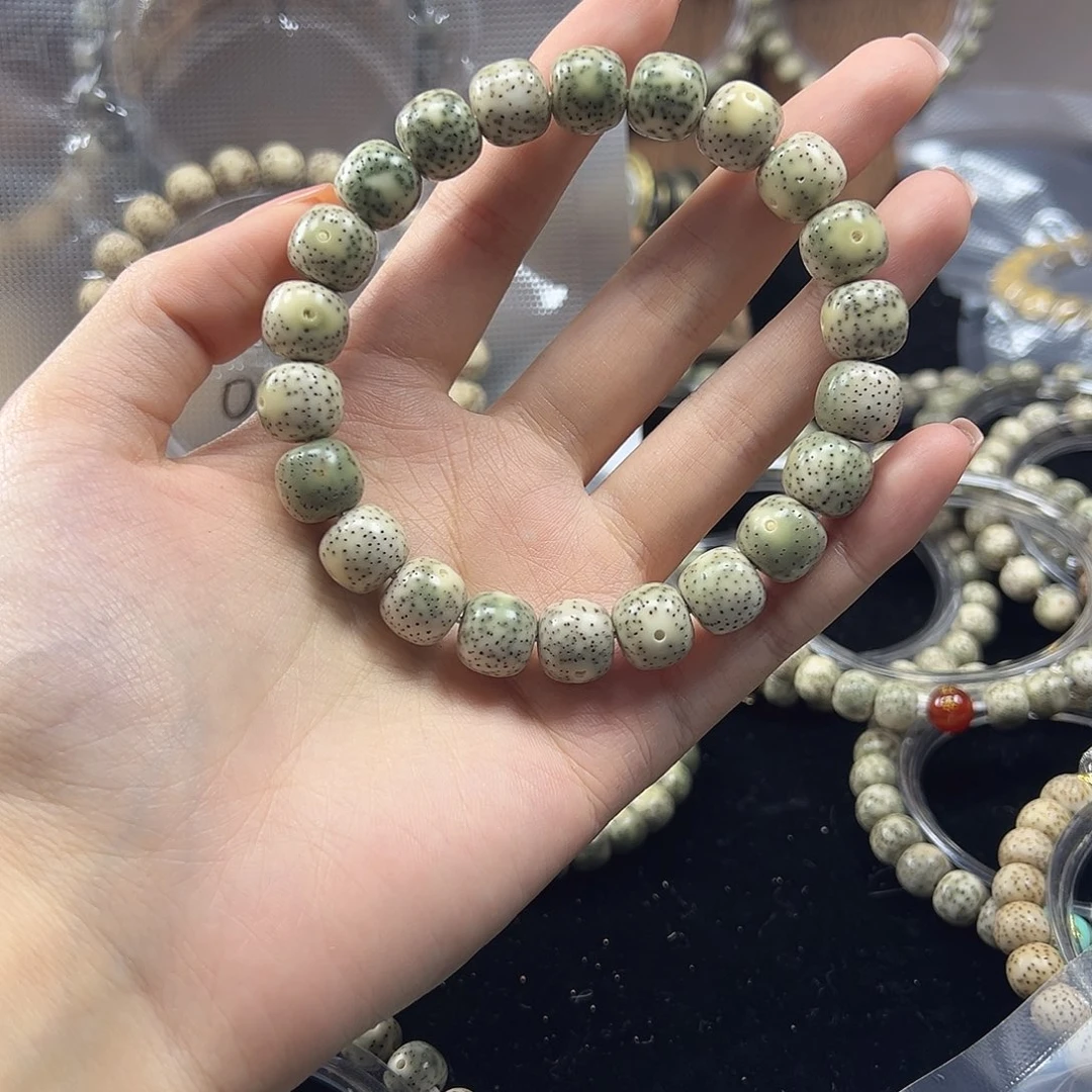 星月菩提手串A11星宇所青花瓷石玉料10.11