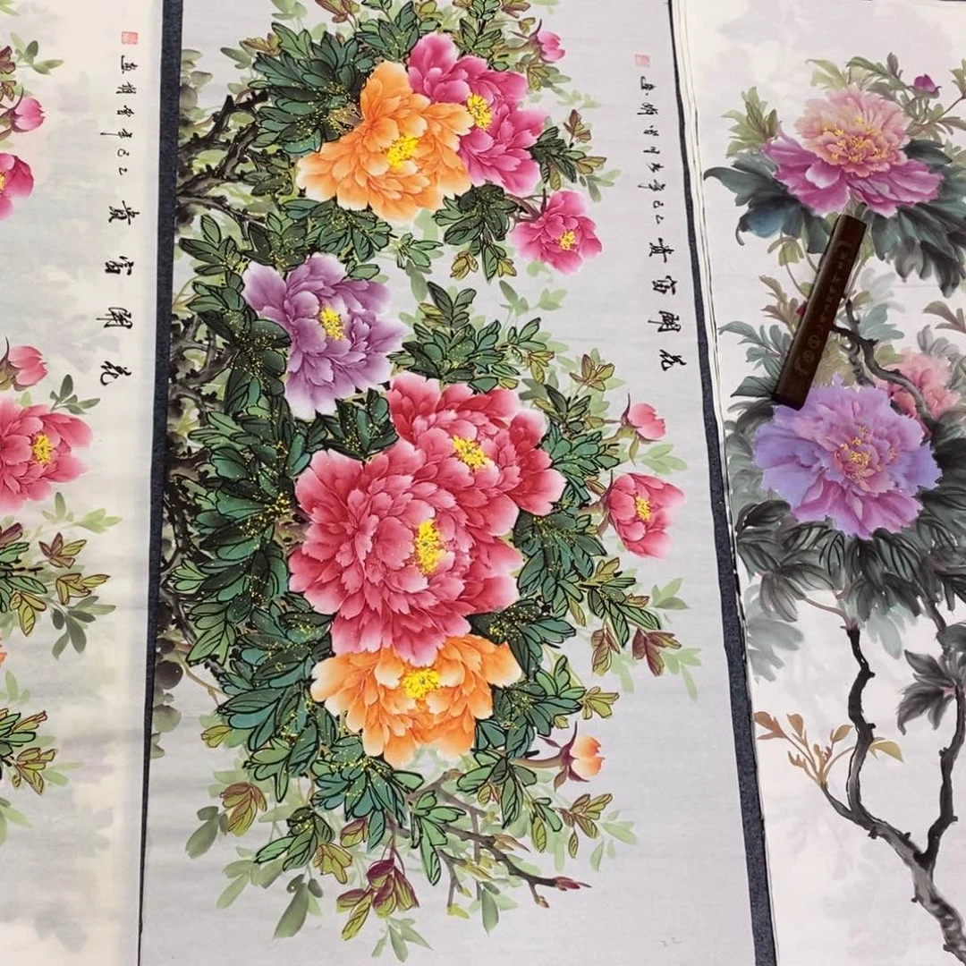 国画@****@尺寸140✖️70四尺手绘画画