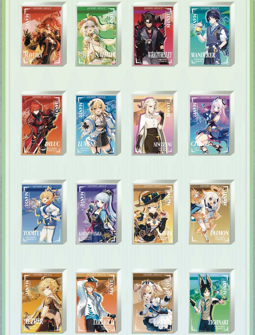 《原神》周边高工艺精美亚克力系列摆件水晶砖强盗专属！