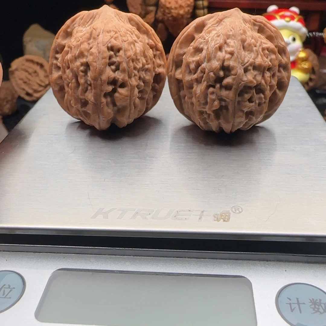 文玩核桃把件全品高桩磨盘37