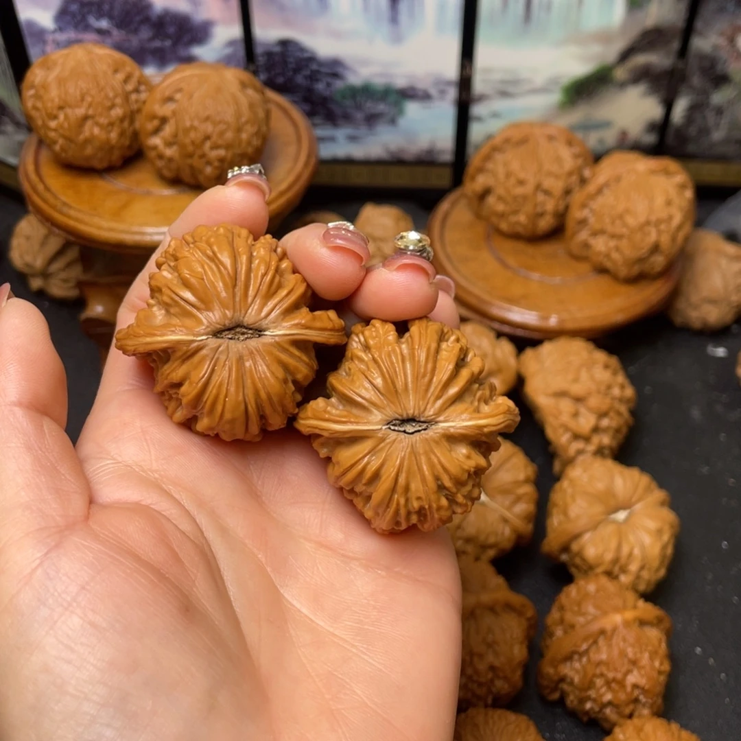 把件文玩核桃43四座楼