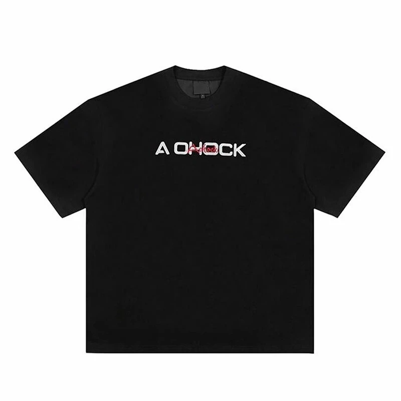 美式街头嘻哈潮牌复古重磅藤曼花卉印花圆领休闲短袖男女同款t恤