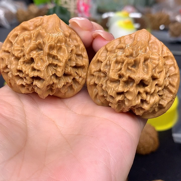 文玩核桃吊坠44龙鳞