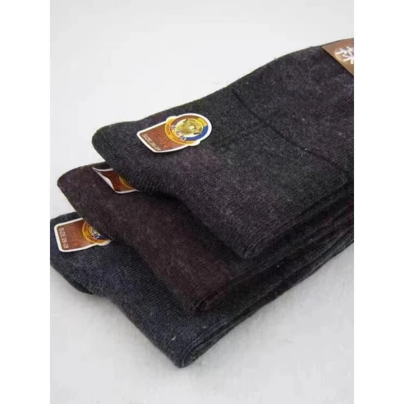 保暖单针防臭冬季秋季厚款羊毛袜