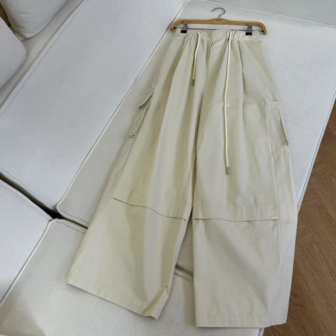 春季新款休闲时尚百搭抽绳工装裤H4331