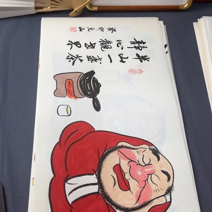国画禅意纯手绘作品