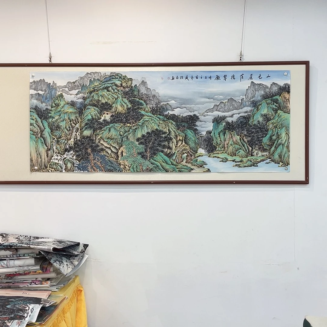 国画凌行志手绘精品书画