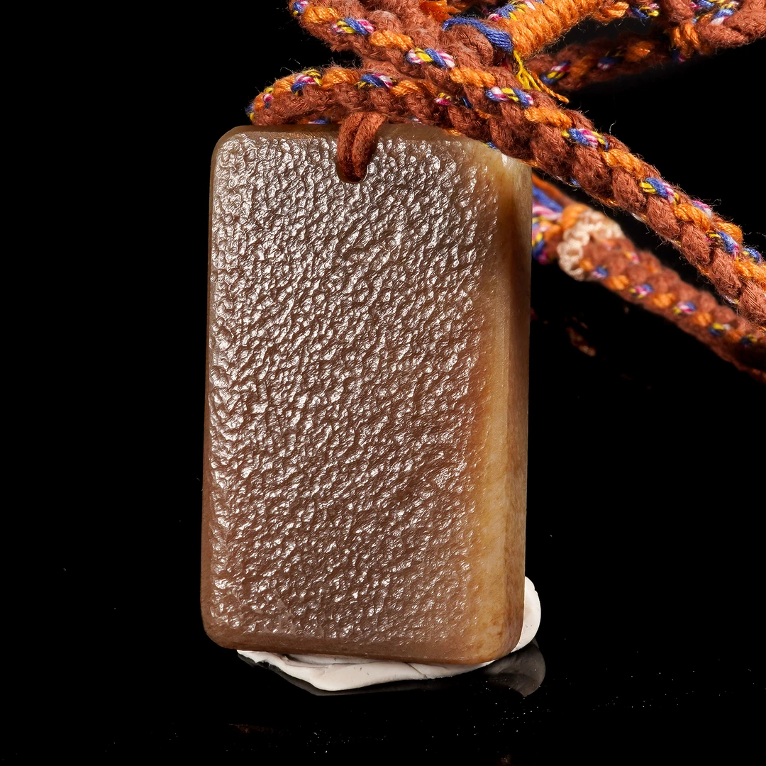 LOT.027和田玉平安无事牌/X3869