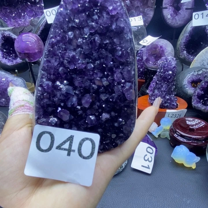 珠宝半成品紫晶未镶嵌040