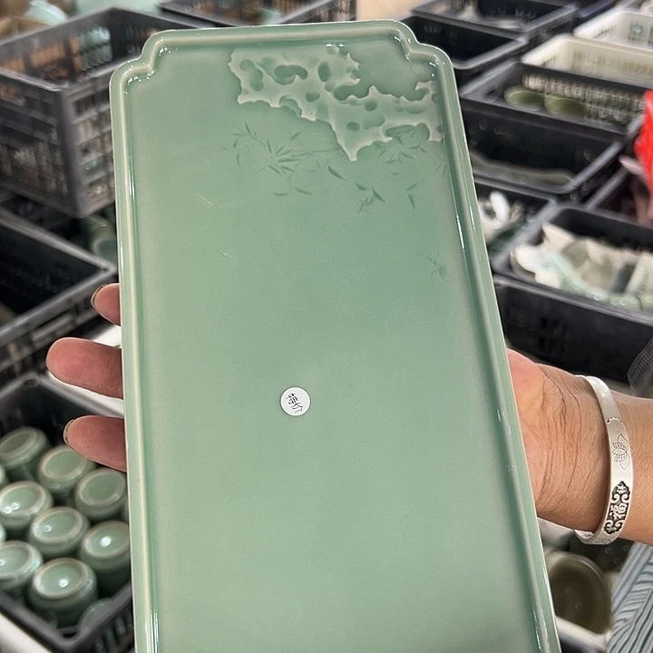 龙泉云间青瓷小米茶器