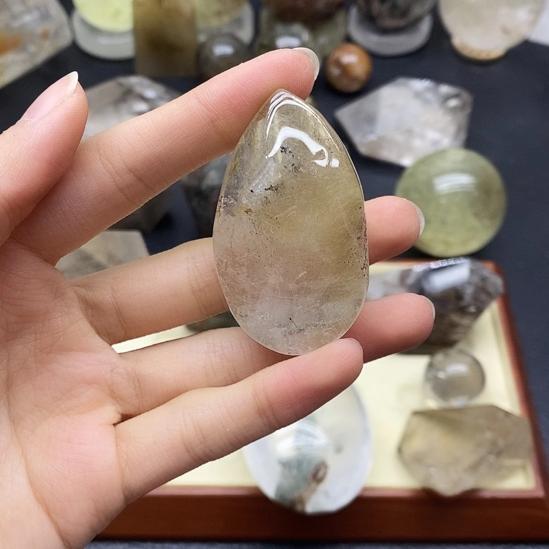 水晶未镶嵌珠宝半成品