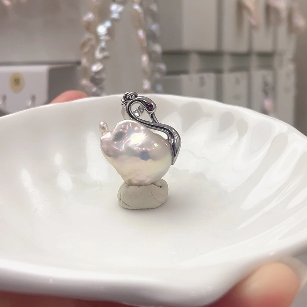 萤***虫颈饰淡水珍珠未镶嵌