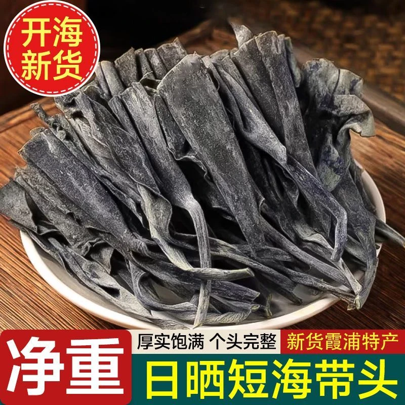 【净重】干海带头软糯炖汤干海带霞浦特产加厚纯天然干货海带头厚实