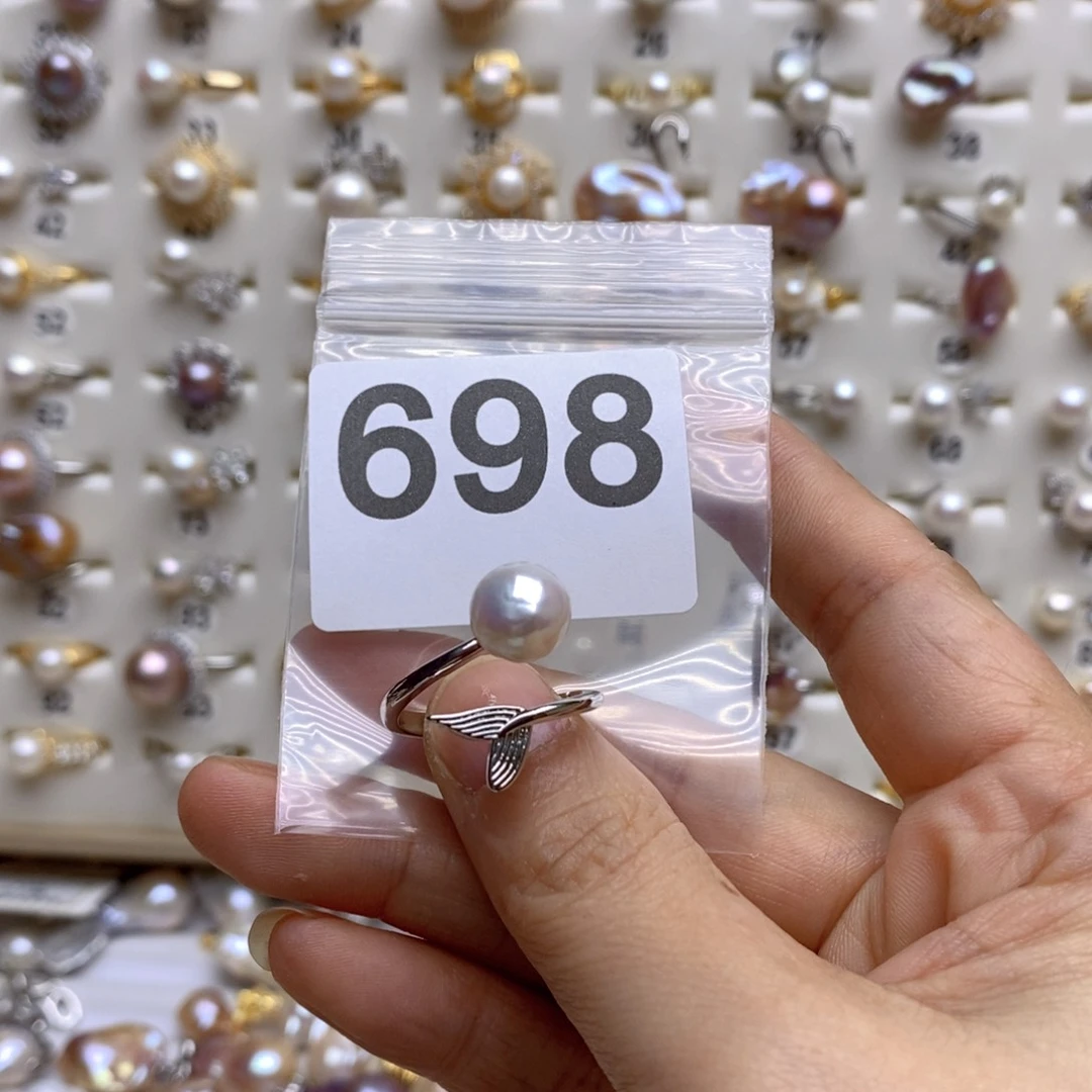 淡水珍珠颈饰合金698