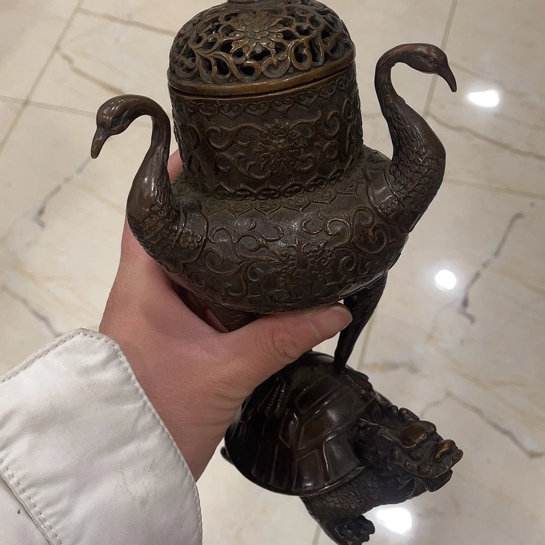 黄铜工艺品摆件香炉