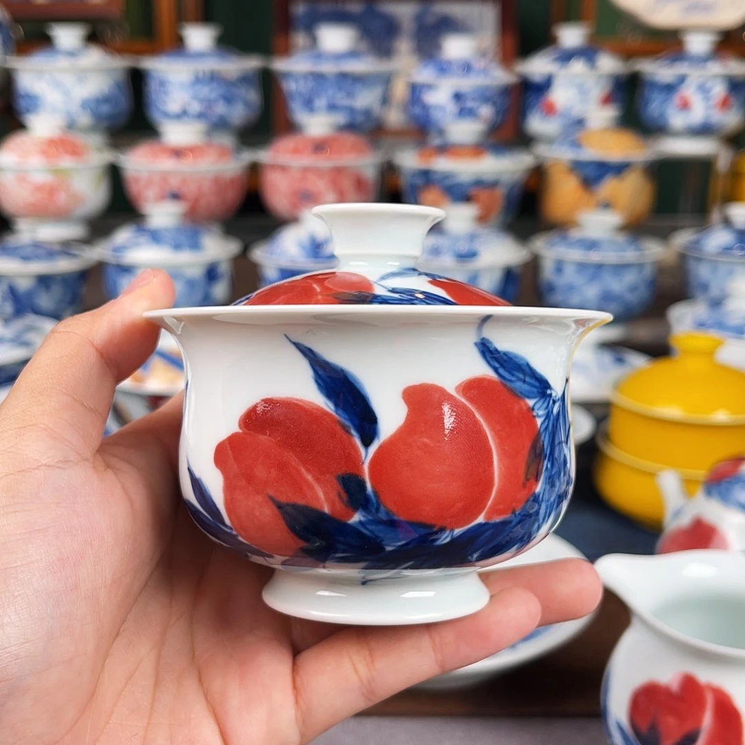 桃子盖碗（150cc).