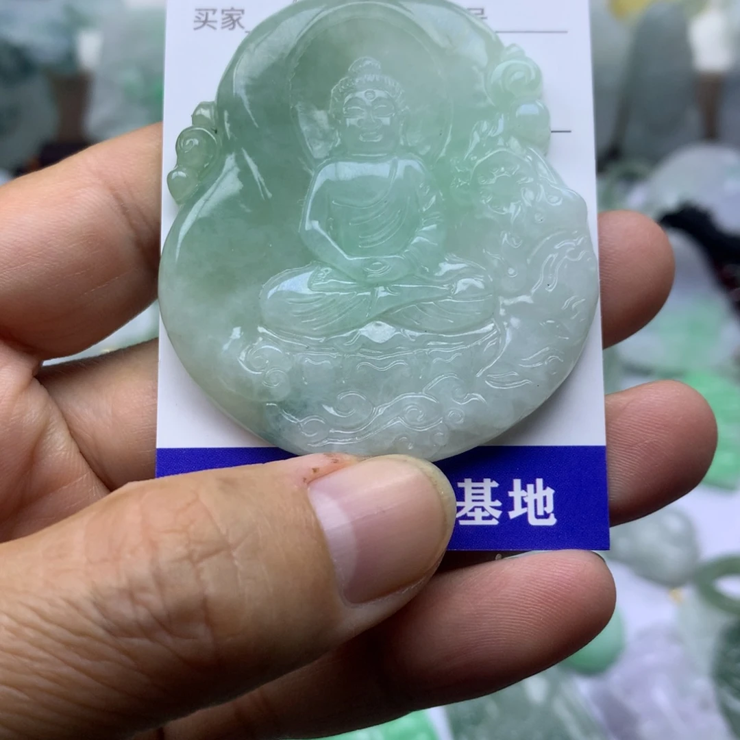 翡翠未镶嵌颈饰缅甸A货翡翠