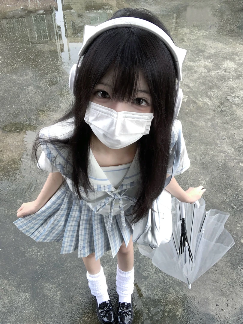 凝雨 水手服短袖套装 栀野中高原创新品冷空气同格日系学院风上衣