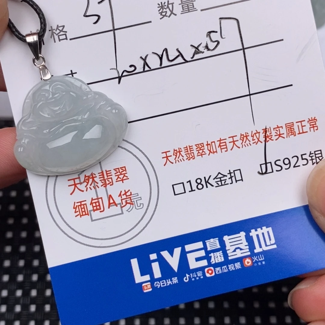 翡翠银S925镶嵌颈饰