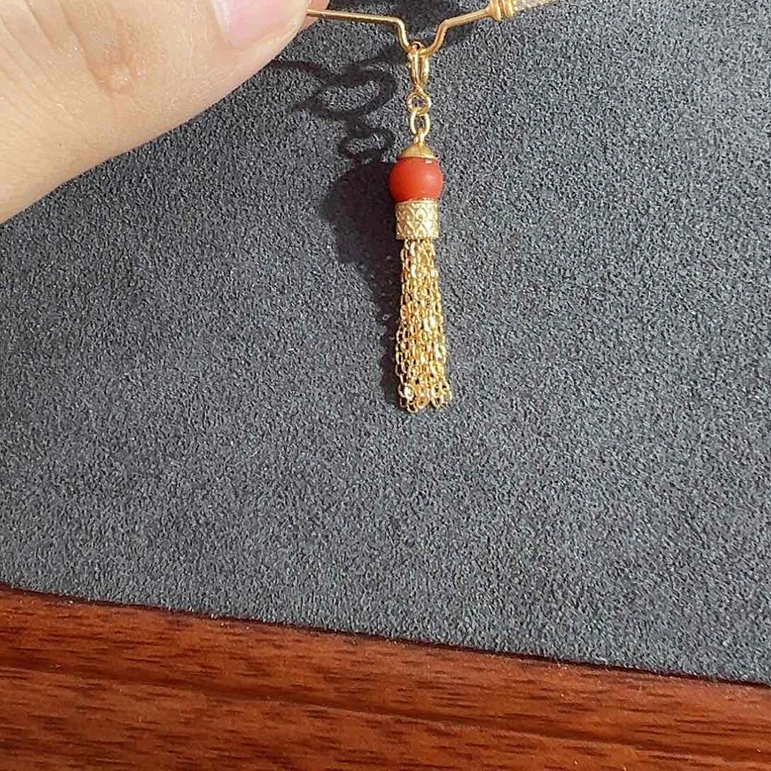 南红玛瑙未镶嵌颈饰