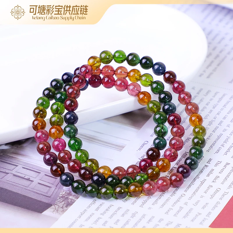 浓郁色三圈碧玺6m/YSZB-81/多样性发一件