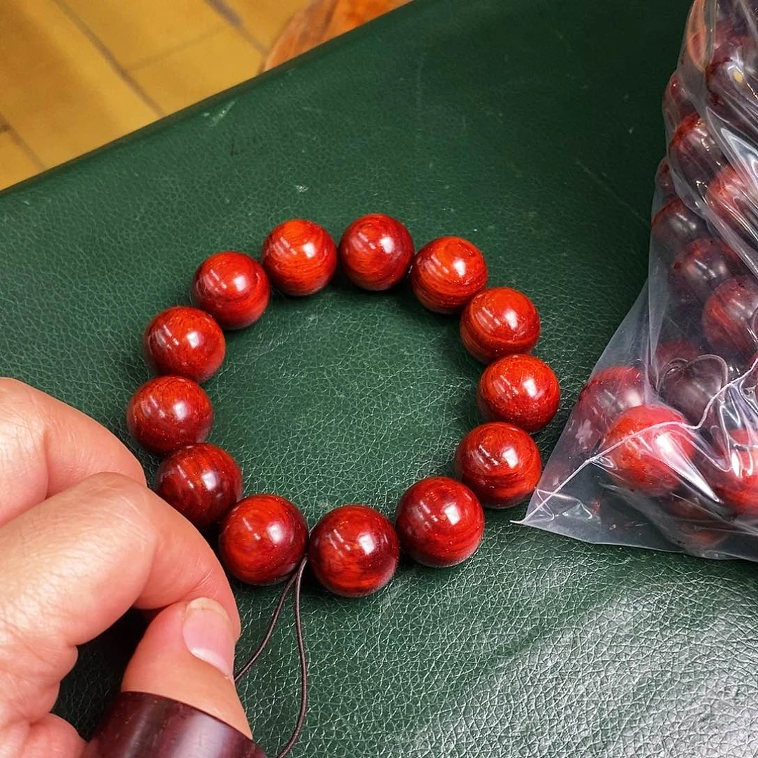 手串/手链小叶紫檀多样性发其一小叶紫檀18顶泥