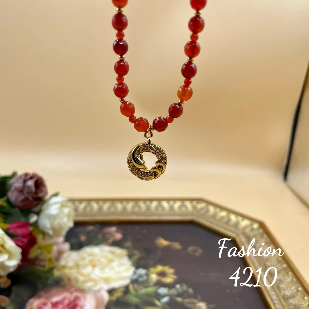 铜合金项链 设计师款项链-4210