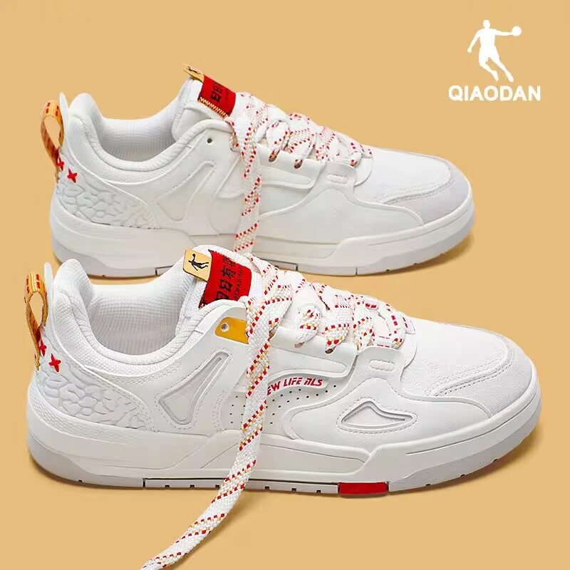 乔丹小白鞋男鞋2025春季鞋子男运动鞋百搭潮鞋休闲红色运动板鞋男