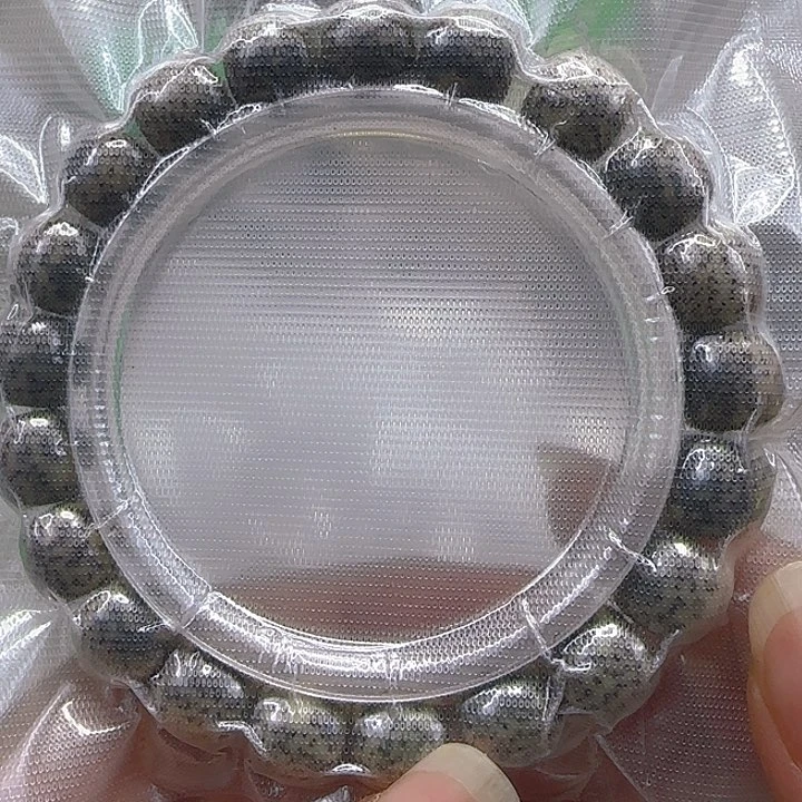 星月菩提手串53练手绿星月菩提1.1桶单圈