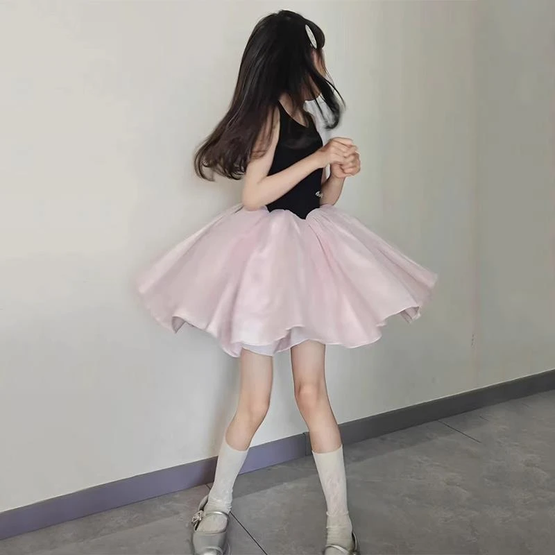 MK&UR.BV女童独特漂亮连衣裙富家千金感裙子夏季绝美公主裙显瘦