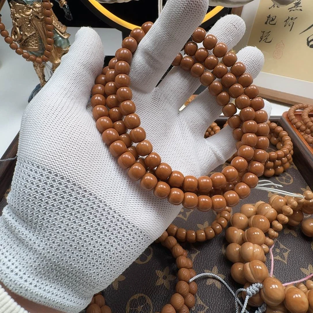 刘***伴猴头核桃吊坠精工老型108脖挂