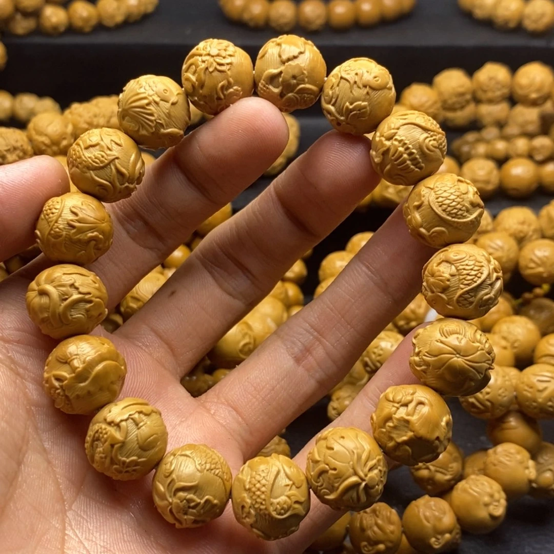 手串猴头核桃荷花鱼