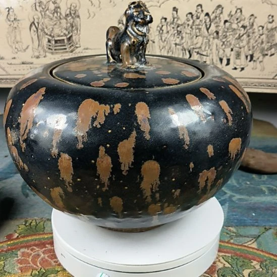 运***康河南当阳峪窑口铁锈斑罐