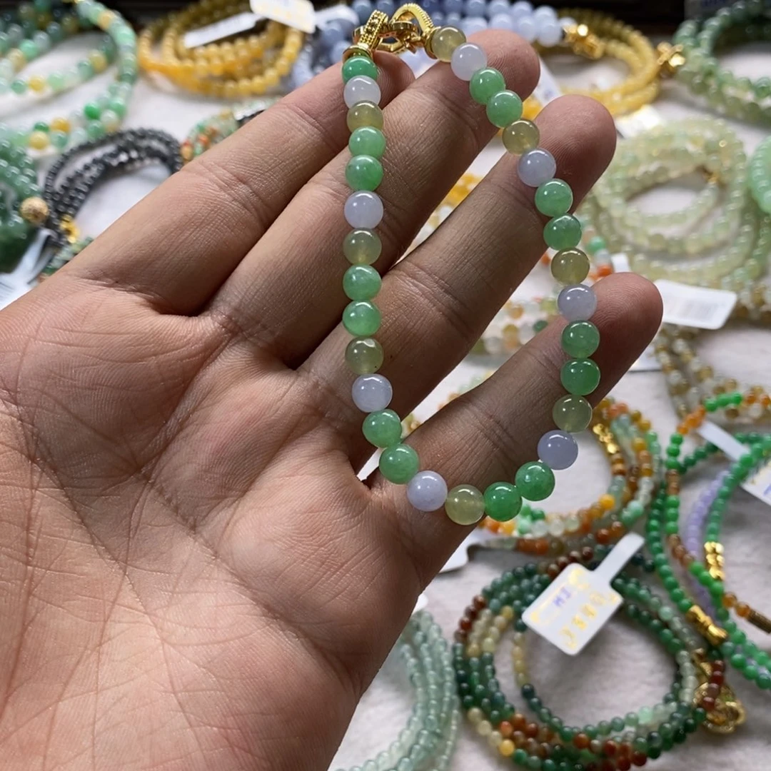 定制翡翠未镶嵌缅甸翡翠a货卡6.3