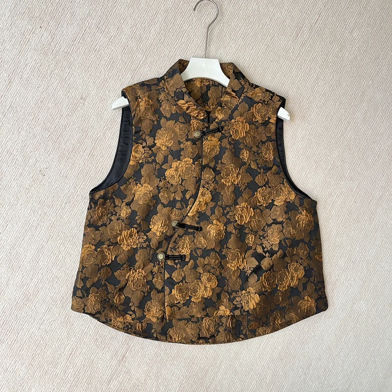 9090【冬蓉】高定提花马甲