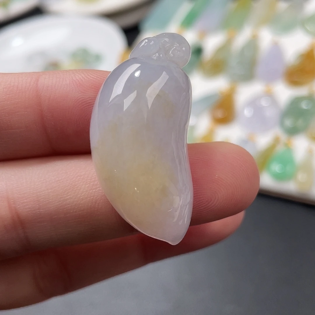 翡翠未镶嵌吊坠(不含链)福瓜