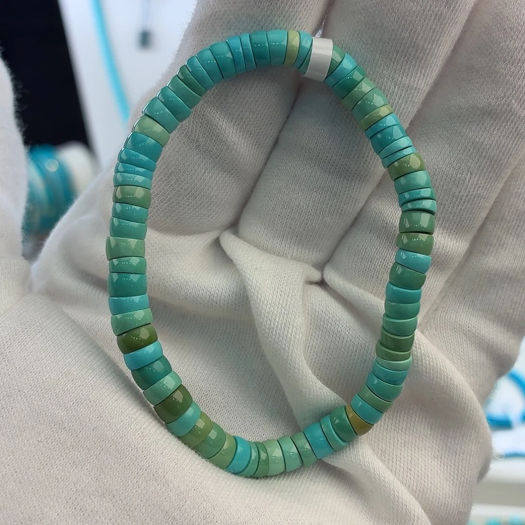 绿松石未镶嵌手串5.5mm