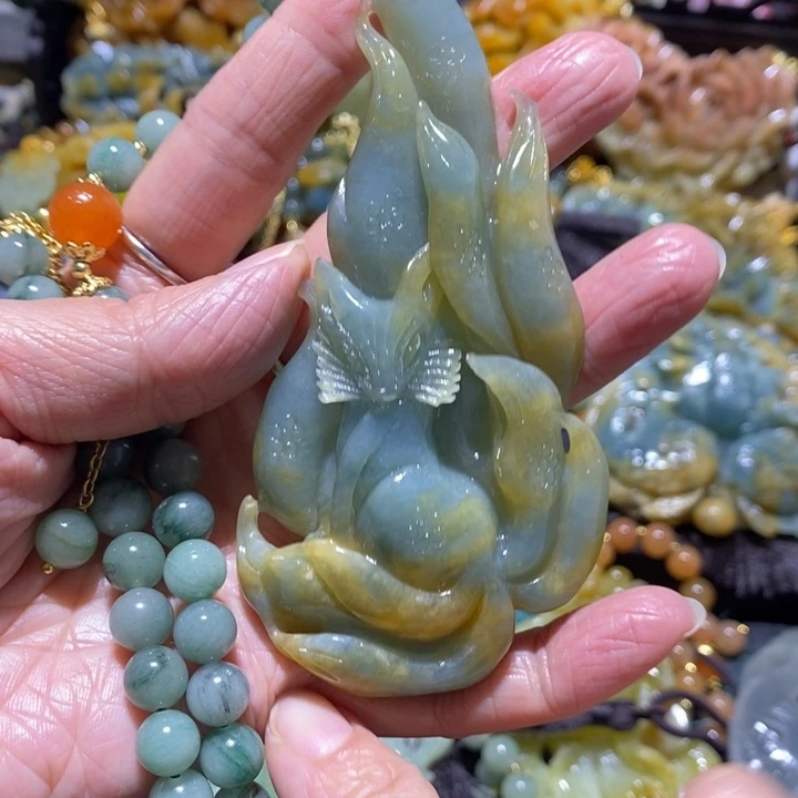 岫玉岫玉吊坠未镶嵌