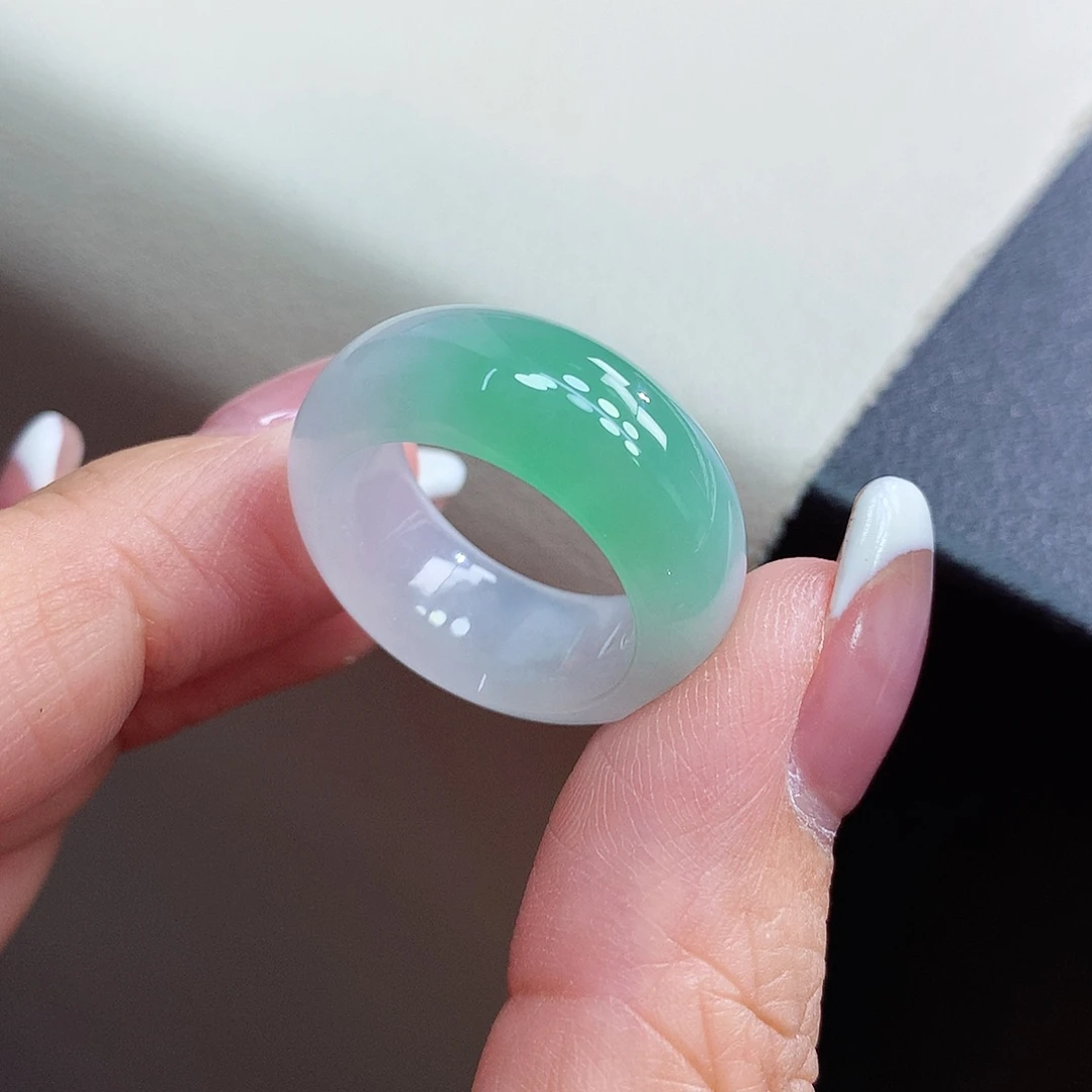 未镶嵌戒指翡翠16-17号