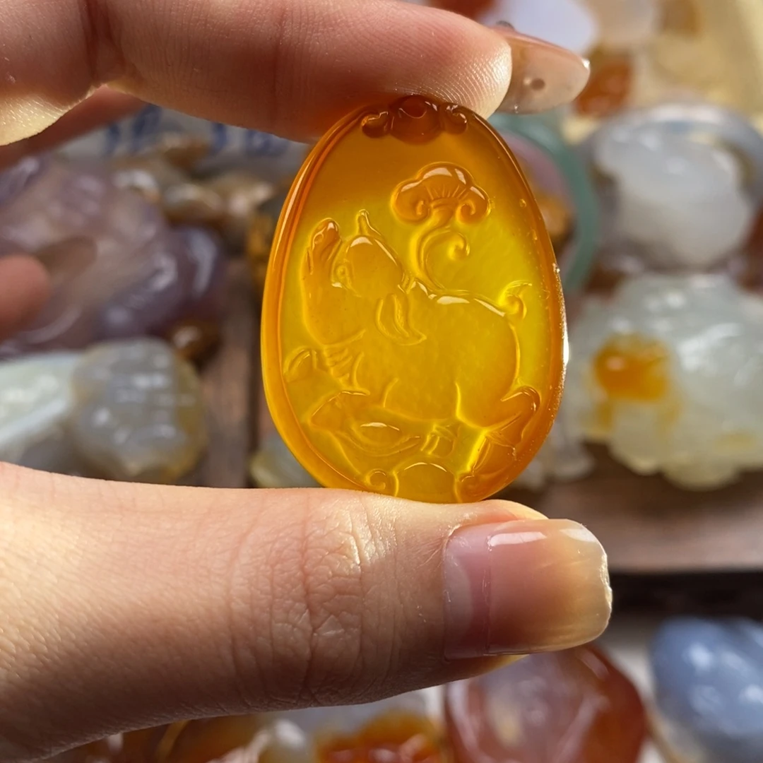 玛瑙/玉髓未镶嵌颈饰