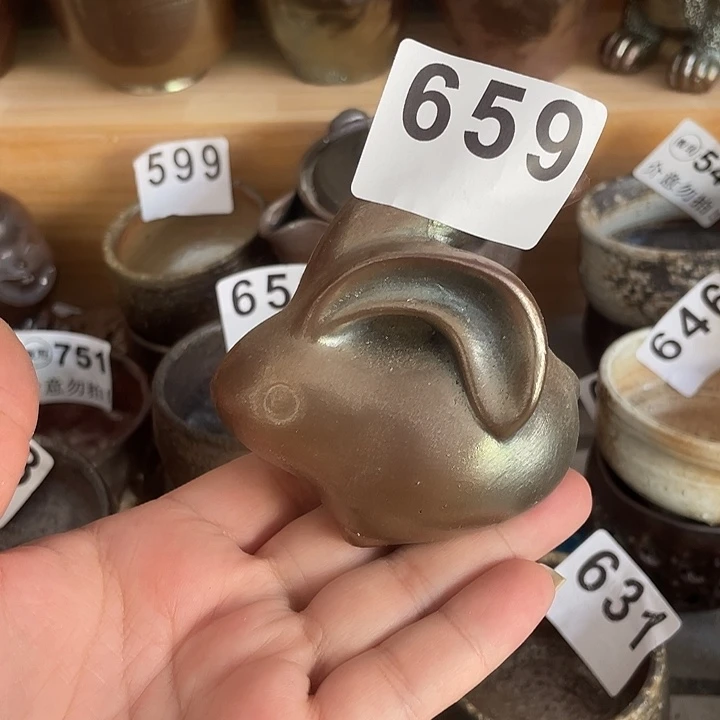 茶杯紫泥柴烧纯手工659