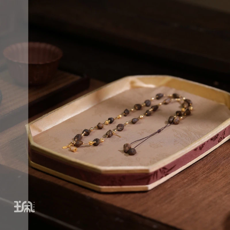沉香单串/黎婉|沉香*18K镶嵌LYB24120123多样性发其一
