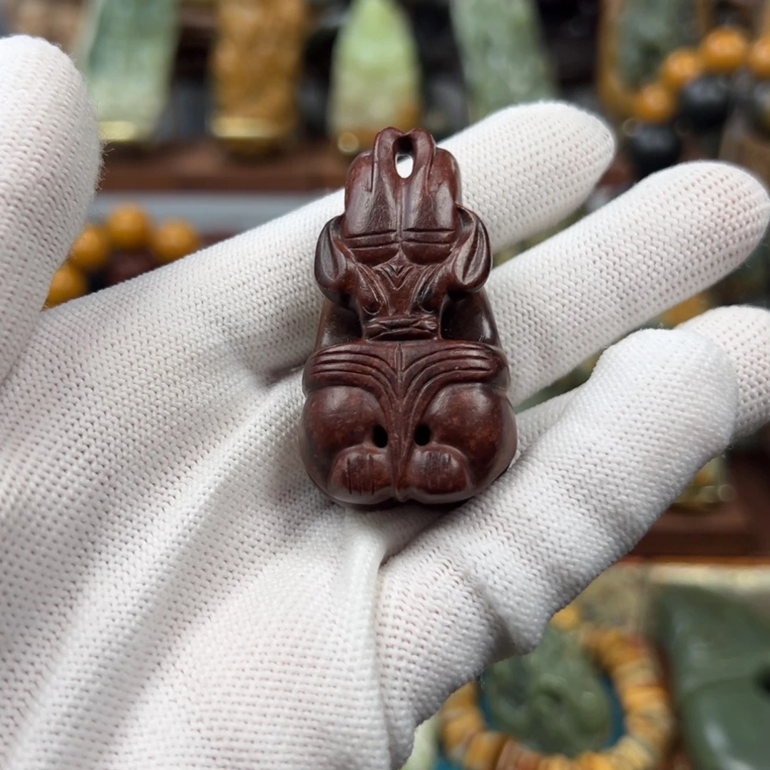 风***泪岫岩河磨玉（透闪石质玉）未镶嵌把件