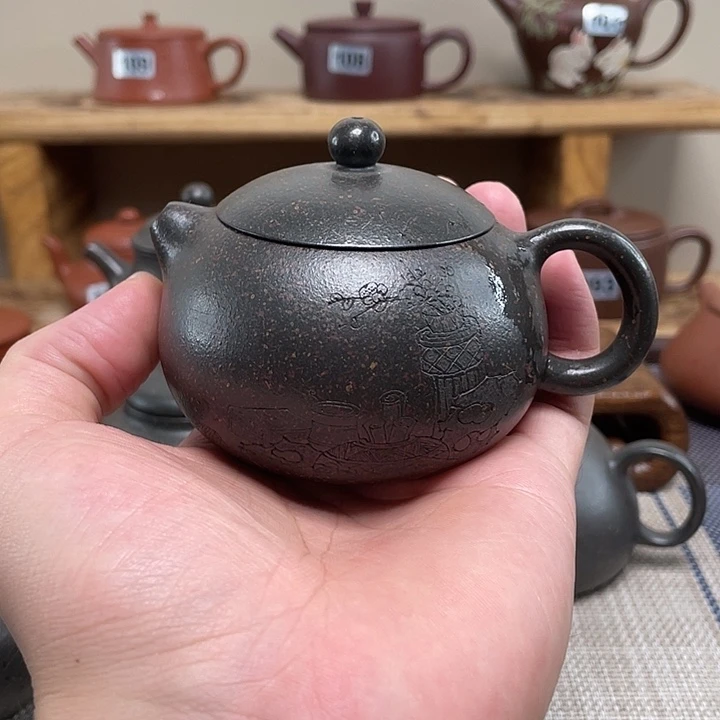 茶壶紫砂原矿手工紫砂壶