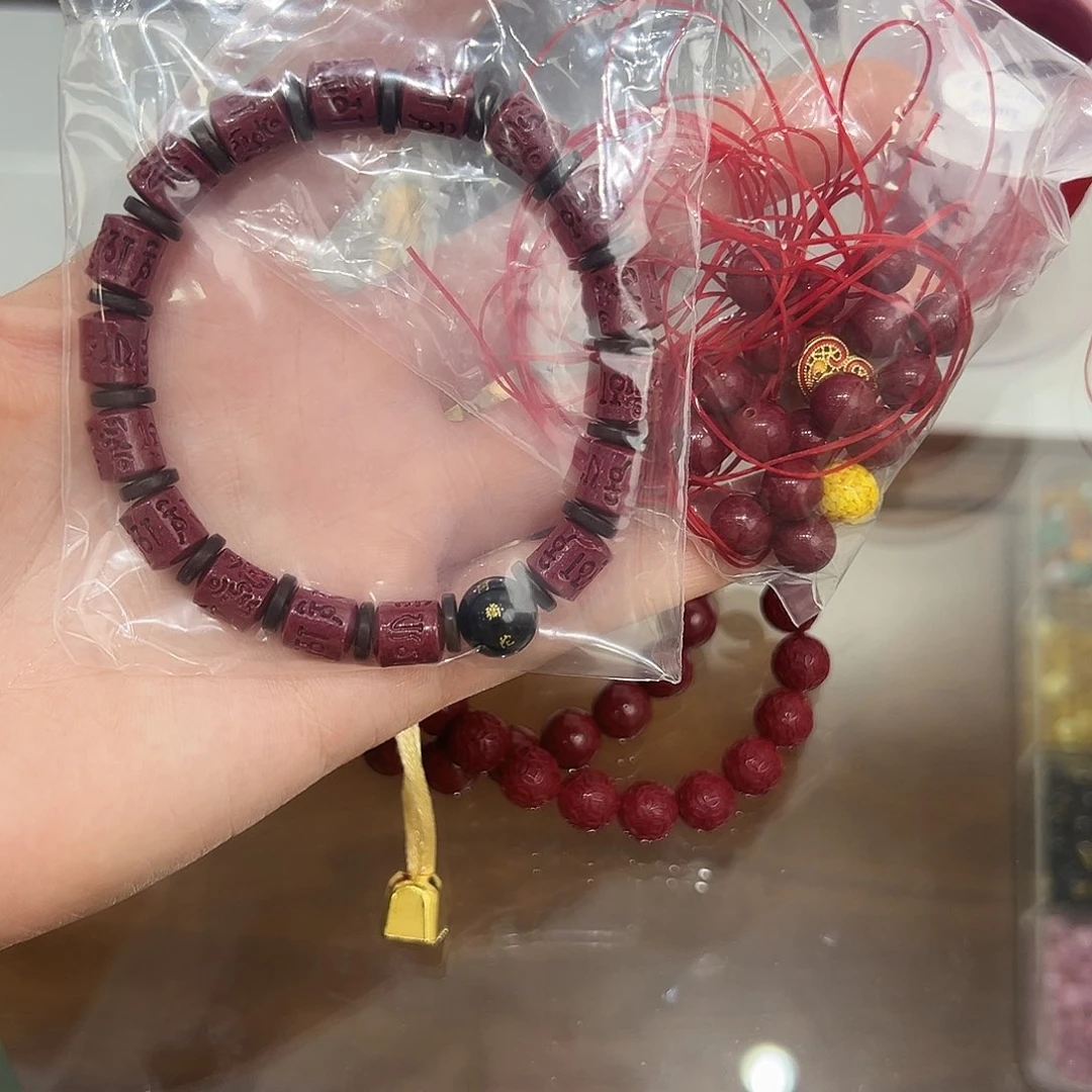 天然辰砂男士手串➕女士单珠