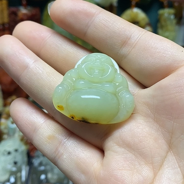 未镶嵌岫玉吊坠(赠链)