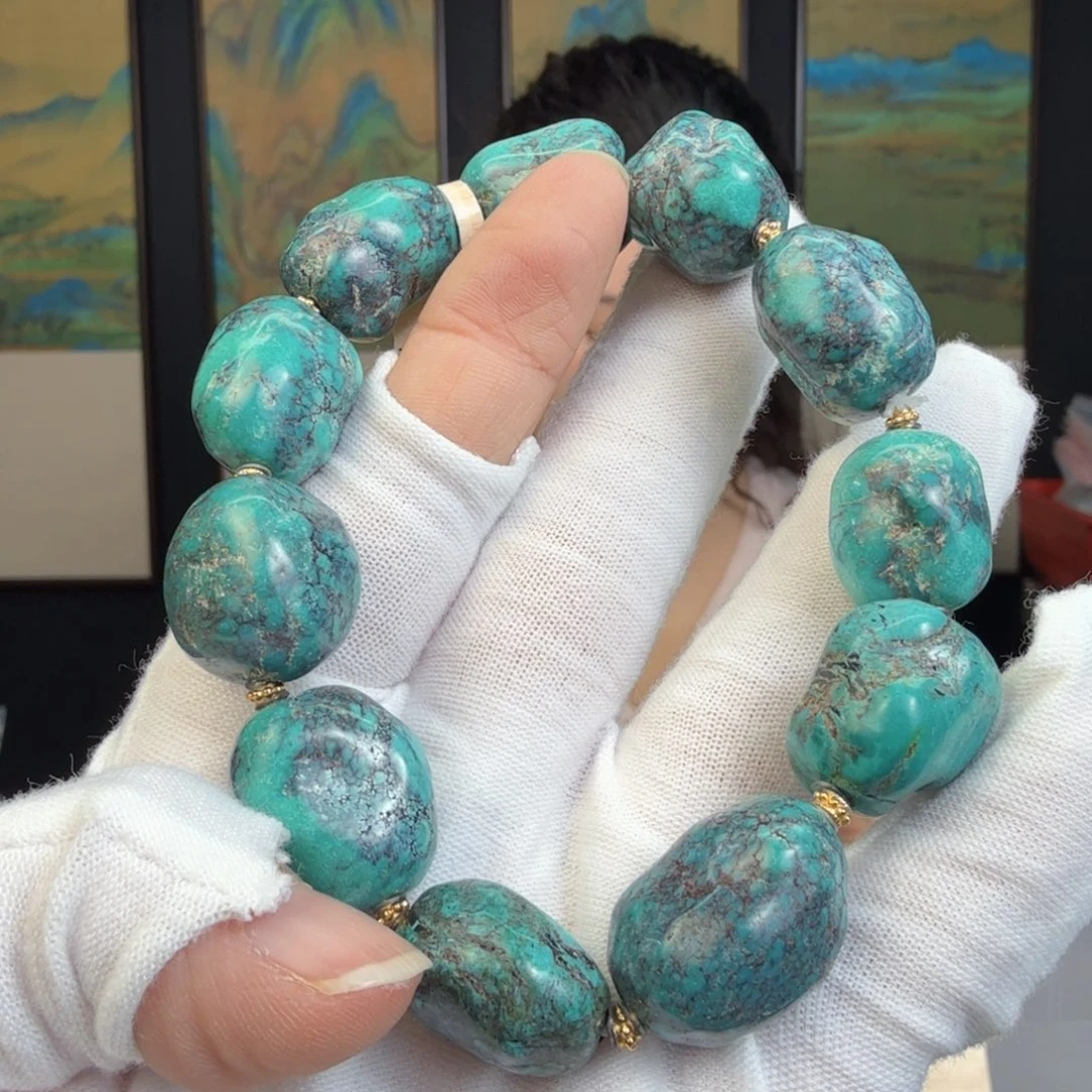 绿松石未镶嵌珠宝奇石