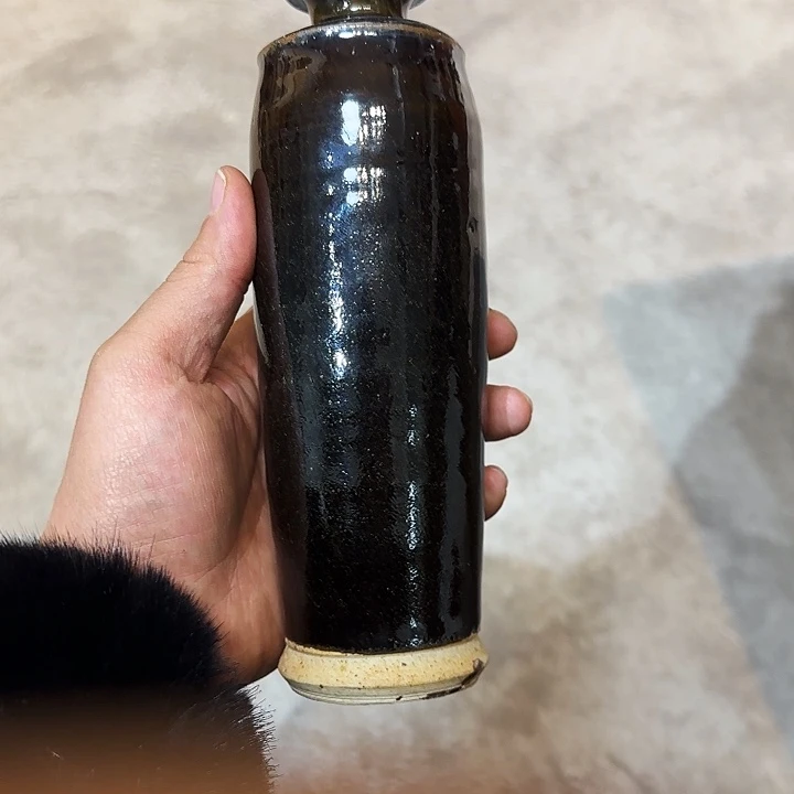 无***声磁州窑梅瓶，完完整整