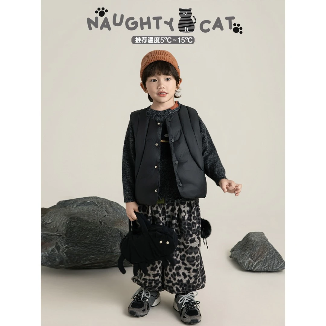 YOEHYAUL/幼悠冬四波【飒爽自在】 舒适防风保暖马甲 汉服 N7309