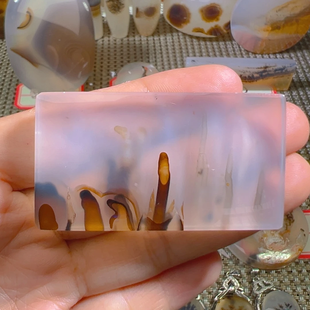 玛瑙/玉髓颈饰合金